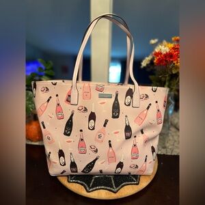 Kate Spade EUC Shore Street Champagne Margareta Purse Tote Bag